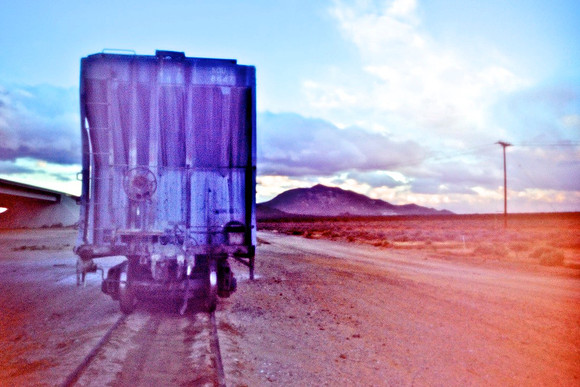 Blue Hopper Car – Mojave, California – 2010