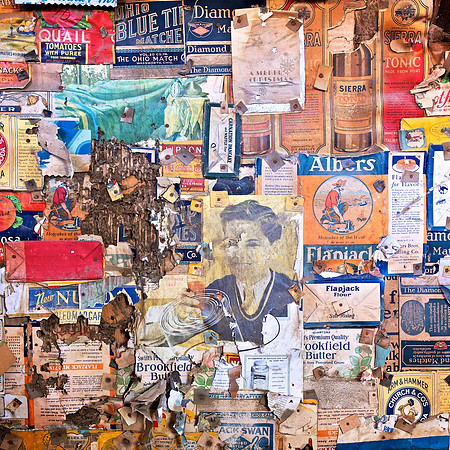 Wallpaper Collage - William 'Burro' Schmidt Cabin - Last Chance Canyon, California - 2011