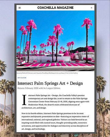 Coachella Magazine – Intersect Palm Springs Art + Design – Nov 2025