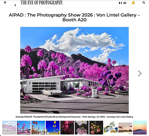 L'Oeil de la Photographie – Von Lintel Gallery: AIPAD – New York City – Apr 2026