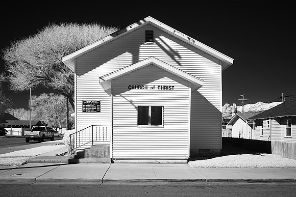 Church of Christ – Infrared Exposure – Bishop, California – 2019