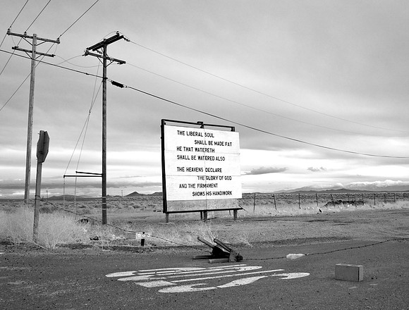 The Liberal Soul Shall Be Made Fat – Infrared Exposure – Mojave, California – 2013
