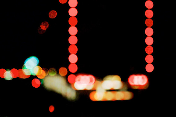 Passing the Truck with Lights All Around - Twentynine Palms Highway - Morongo Valley, CA - 2015