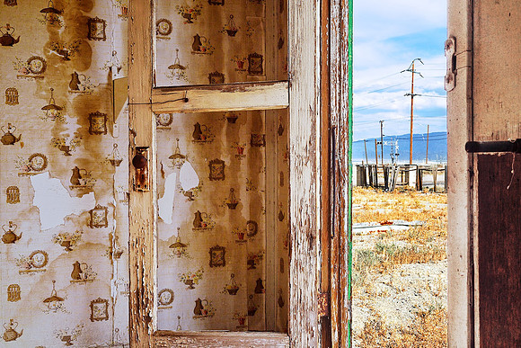 Doorway with Green Trim – Argus, California – 2015