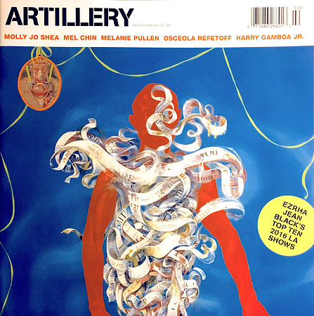 Artillery (Cover) – A Room with a View: Osceola Refetoff's Fresh Eyes on the Desert – Jan-Feb 2017