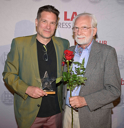 Osceola Refetoff & Dr Samuel Refetoff (father) – Los Angeles Press Club – 16th Annual National Arts & Entertainment Journalism Awards – Los Angeles, California – December 3, 2023