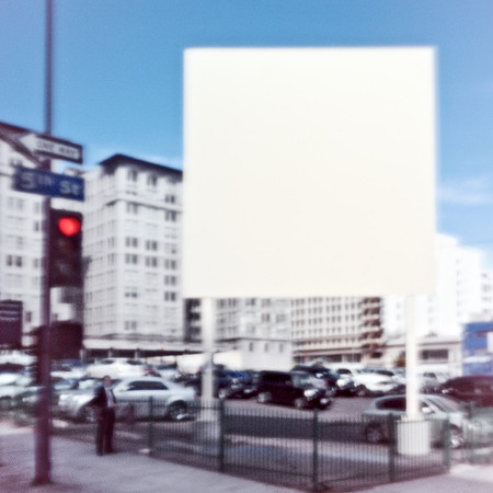 Man with Empty Billboard – Los Angeles, California – 2010