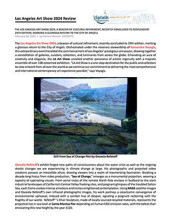 Splash Magazines – Los Angeles Art Show 2024 Review – by Patricia Meisels – Feb 2024