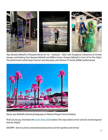 Diversions LA – LA Art Fair Sparkles and Shines – Feb 2024