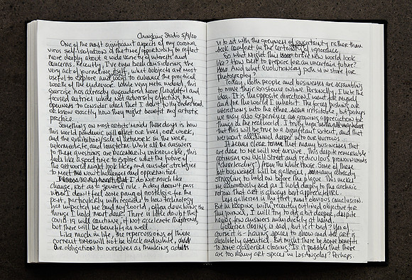 Journal Entry – Chungking Studio – May 9, 2020
