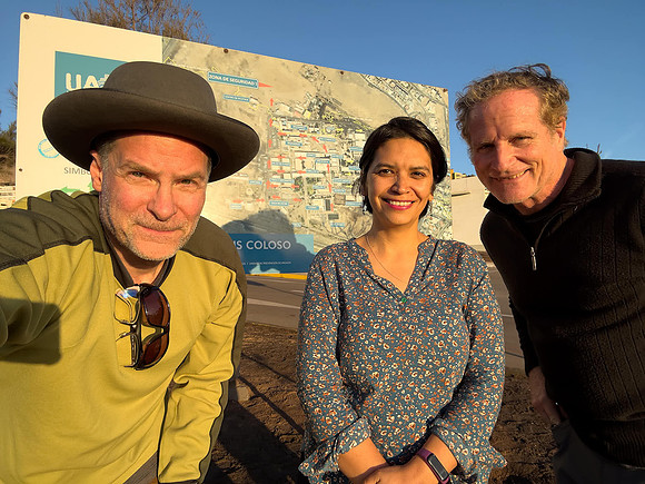 Selfie with Dr. Cristina Dorador & Jack Eidt – University of Antofagasta, Chile – 2024
