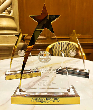 Osceola Refetoff: Photojournalist of the Year – Los Angeles Press Club Awards – Jun 2025