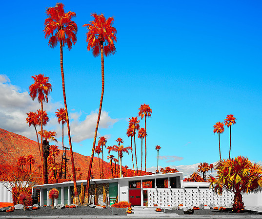 Eleven Seventy-Eight (Blood Orange/Blue) – Multispectral Exposure – Palm Springs, California – 2023