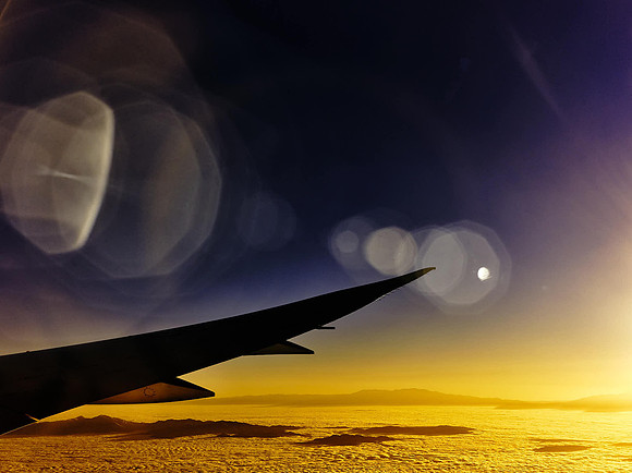 In Transit SCL to LAX – Multispectral Exposure – 2025