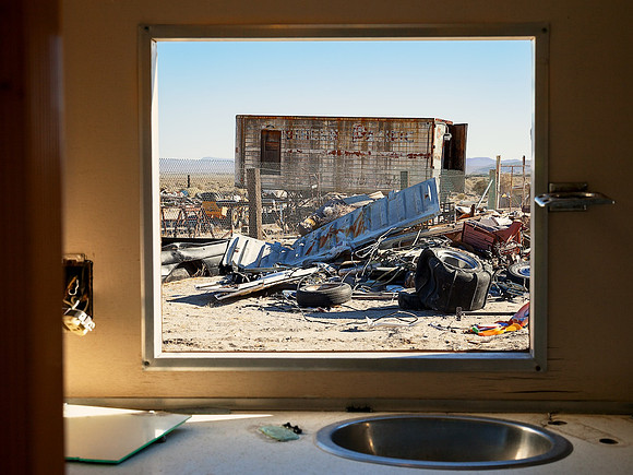 Scrapyard View – Color – Trona, California – 2010
